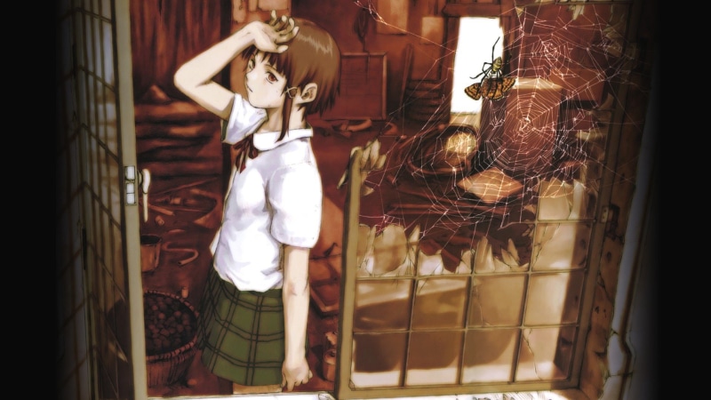 webs, 1080P, series, anime, girls, serial, iwakura, spider, horror, lain, uniforms, school, cyberpunk, drama, sci-fi, experiments