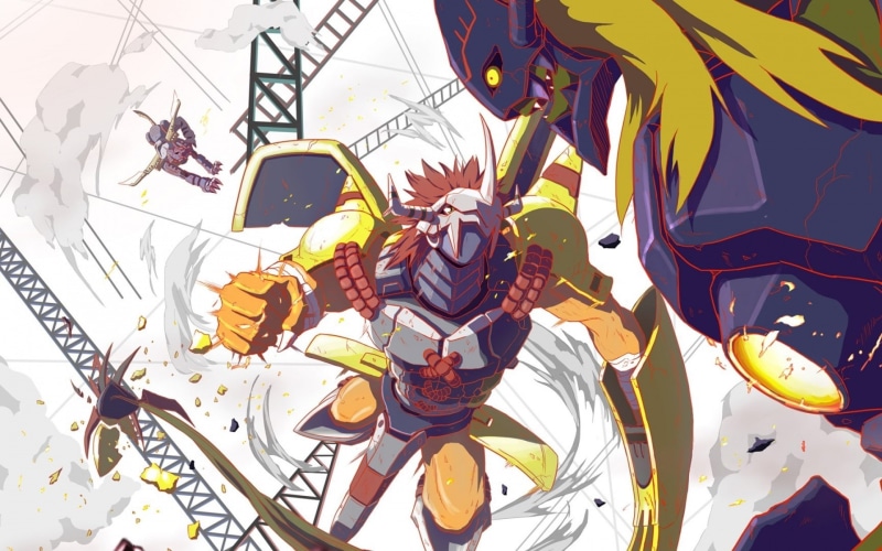 anime, Digimon, Digimon Tri, 1080P, greymon
