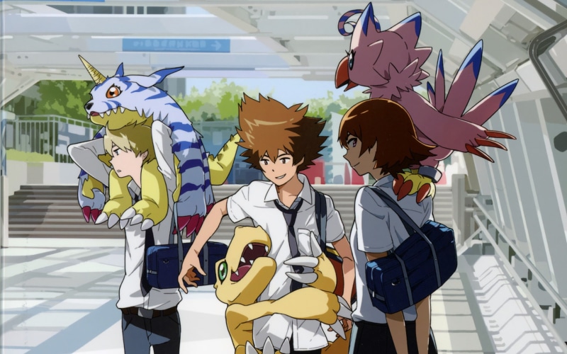 outdoors, business person, human representation, day, men, people, digital composite, women, 1080P, real people, males, businessman, representation, Digimon Adventure Tri.