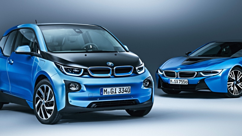 electric cars, blue, electric, 8K, BMW i3 Protonic Blue