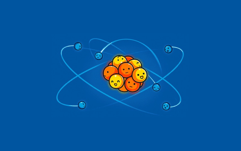 studio shot, blue, design, Neutrons, circle, nature, symbol, Simple, food and drink, communication, 1080P, Protons, shape, healthy eating, Electrons, no people