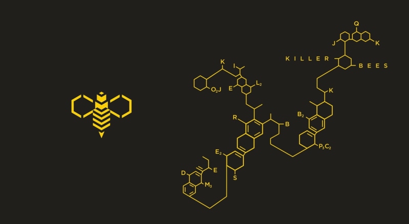creativity, outdoors, education, molecule, science, sign, text, Games, computer icon, board, black background, no people, molecular structure, communication
