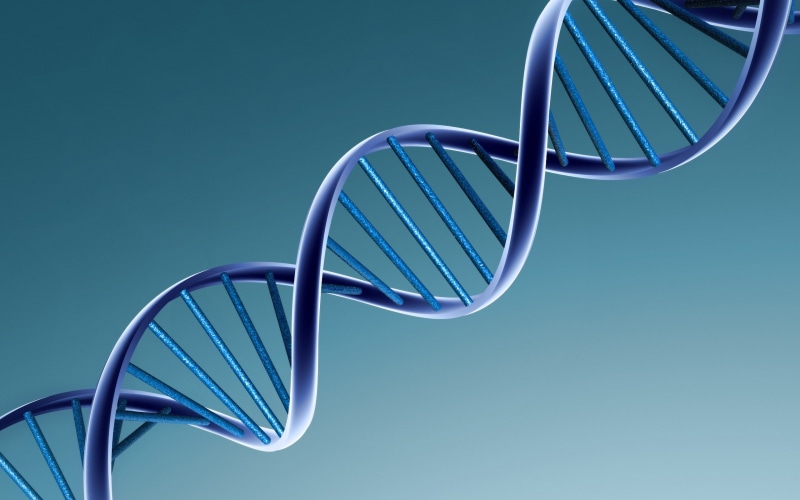 close-up, minimalism, biology, blue background, microbiology, backgrounds, connection, DNA, colored background, cell, human Cell, research, illustration