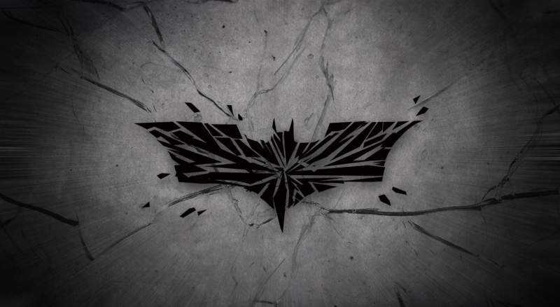 black and white, Movies, directly above, vignette, plant part, backgrounds, the dark knight, art and craft, pattern, no people, 1080P, leaves, broken batman
