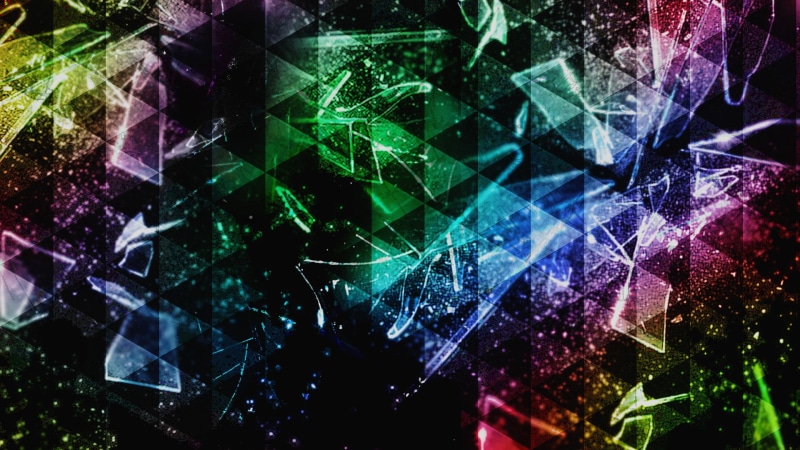 music, multi colored, 1080P, abstract, shattered, digital, night, pattern, illuminated, enjoyment, triangle, lighting equipment, glowing, light, nightlife