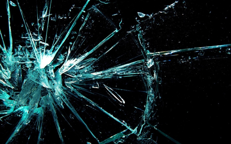 abstract, pattern, bokeh, 1080P, Crack, window, Broken, psychedelic, Shattered, glass
