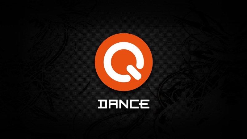 symbol, warning sign, shape, western script, black background, Q-dance, geometric shape, text, road sign, communication, guidance, road, safety, red, 1080P