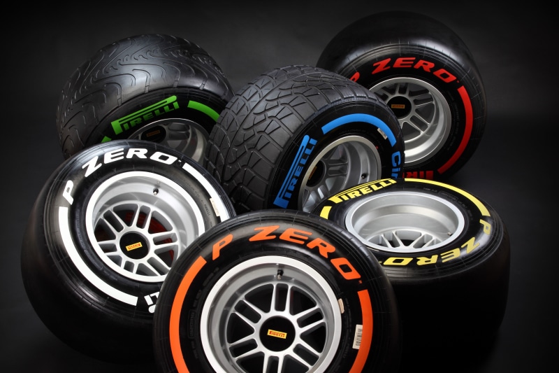 black background, Pirelli, silver colored, tire, Formula 1, transportation, rubber, close-up, six, car, sports car, Italian, land vehicle, toy, vehicle