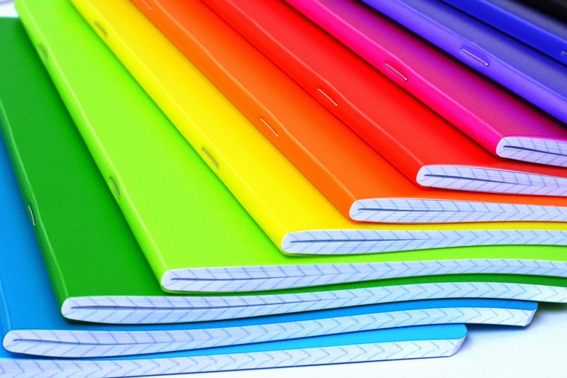 still life, side by side, colored, in a row, art and craft, table, rainbow, group of objects, pencil, close-up, color, choice, 2K, notebooks, saturated