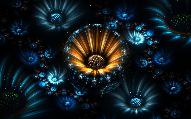 pattern, indoors, full frame, ornate, no people, shape, design, night, light, abstract, technology, geometric shape, low angle view, electric lamp, 2K