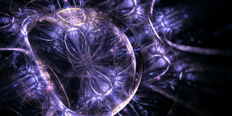 digital art, d, abstract, 1080P, purple, black, digital, 3d, sphere, fractal, painting, apophysis, bubble, art
