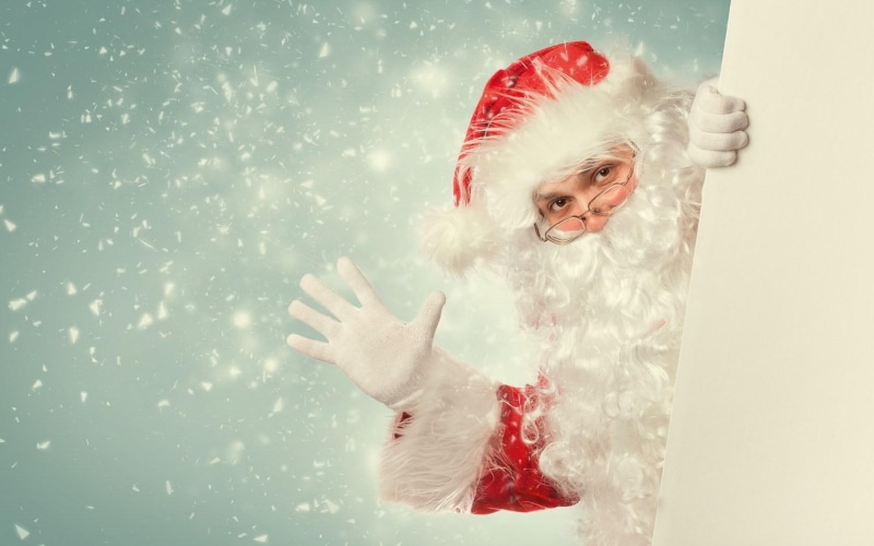 santa, winter, claus, christmas, 720P