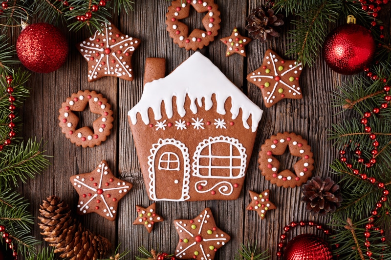 5K, glaze, decoration, cakes, cookies, New Year, gingerbread, sweet, Christmas, Merry, Xmas