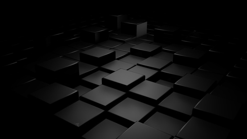 1080P, digital art, render, dark, abstract, geometry, cube