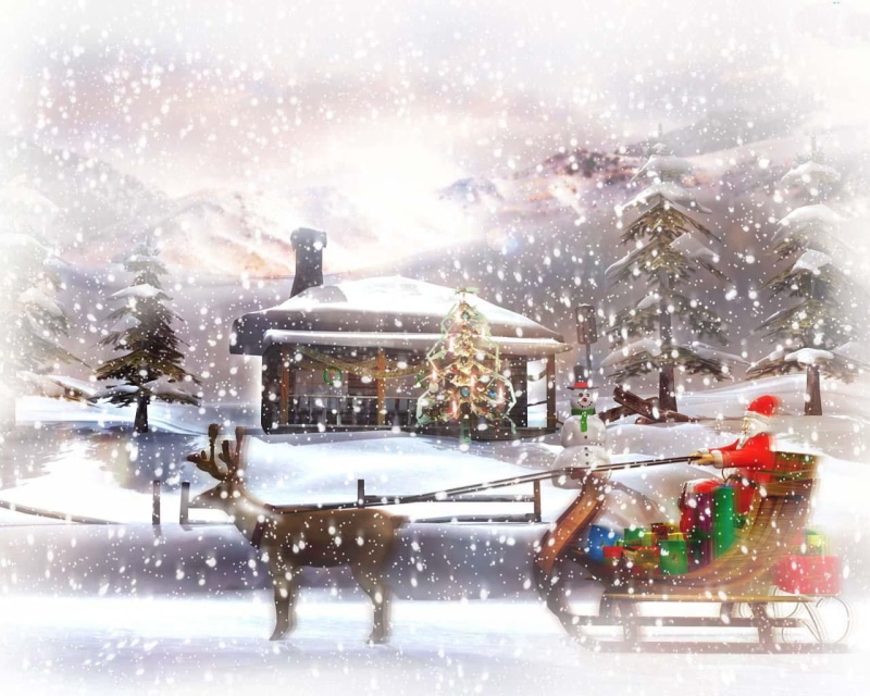 city, santa, working animal, cold temperature, pets, extreme weather, nature, mammal, snow, animal wildlife, animal, 720P, domestic animals, domestic