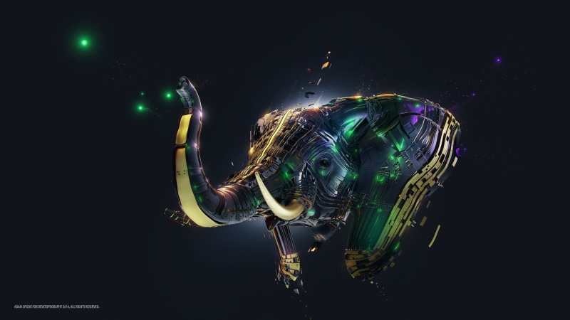 animals in the wild, multi colored, underwater, marine, science, body part, sea life, simple background, Adam Spizak, digital art, connection, human face