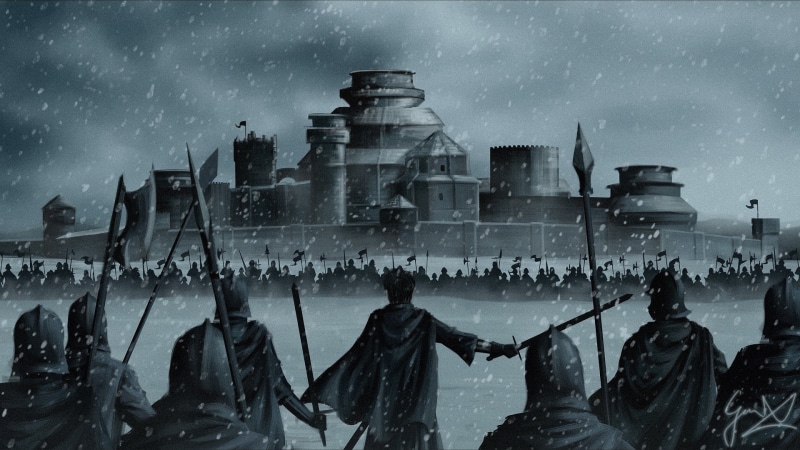 baratheon, game, stannis, stannis baratheon, winterfell, 1920x1080, warriors, game of thrones, thrones, 1080P