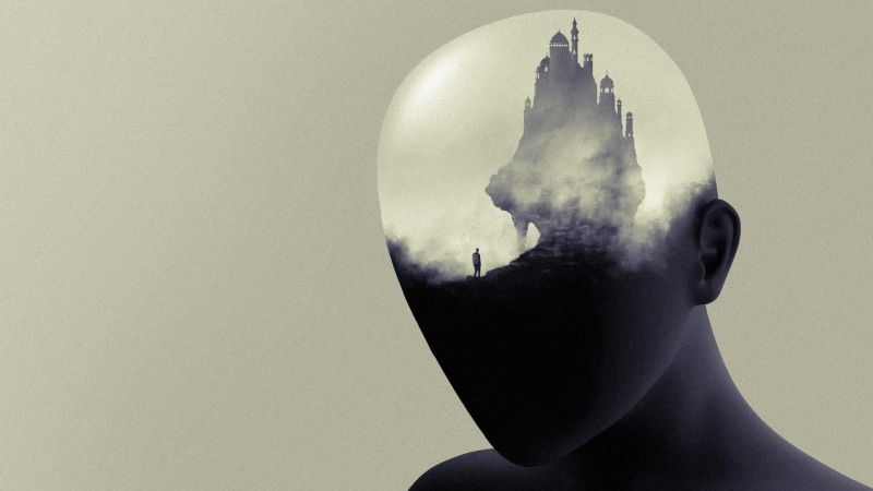 human representation, mystery, human Face, double exposure, clothing, headshot, looking, wall - building feature, human Head, mist, close-up, creativity
