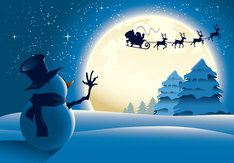 balloon, full moon, communication, snowman, creativity, animal themes, Santa Claus is Coming, party - Social Event, tree, 4K, deer, vertebrate, mid-air