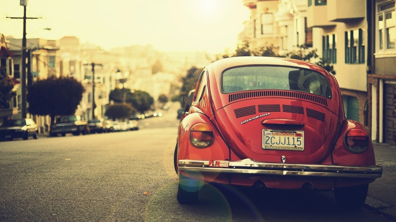road, john Cooper Works, nature, concrete, classic, vintage Car, no People, beetle, reflection, bumper, coupe, urban Scene, town, wheel, traffic, history
