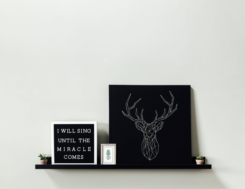 miracles, gray, no people, art and craft, wall, board, single object, floating, white, black color, beliving, non-western script, studio shot, painting