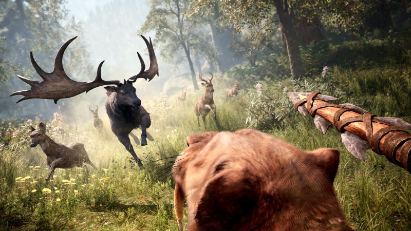 antler, animal, far cry primal, animal wildlife, animals in the wild, deer, day, herbivorous, mammal, no people, horned, plant, forest, 4K, animal themes