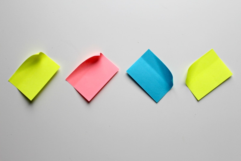 green Color, notes, reminder, multi Colored, note, white, marketing, 4K, various, indoors, blank, close-up, still life, sticky, choice, group of objects