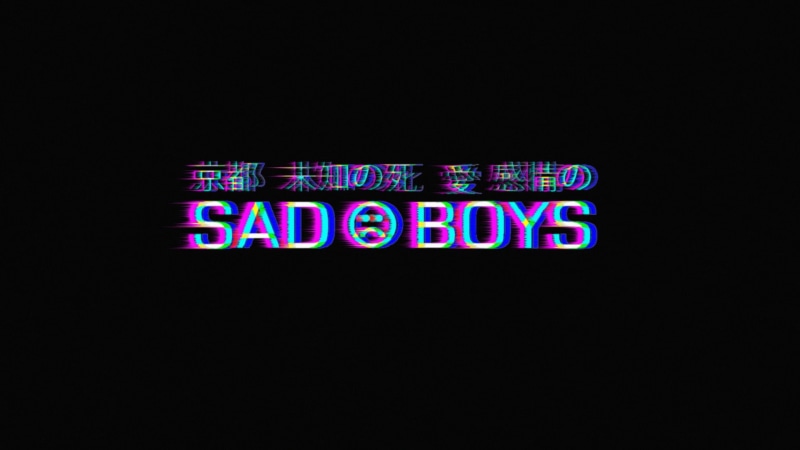 vaporwave, glitch art, Japanese, 1080P, sad