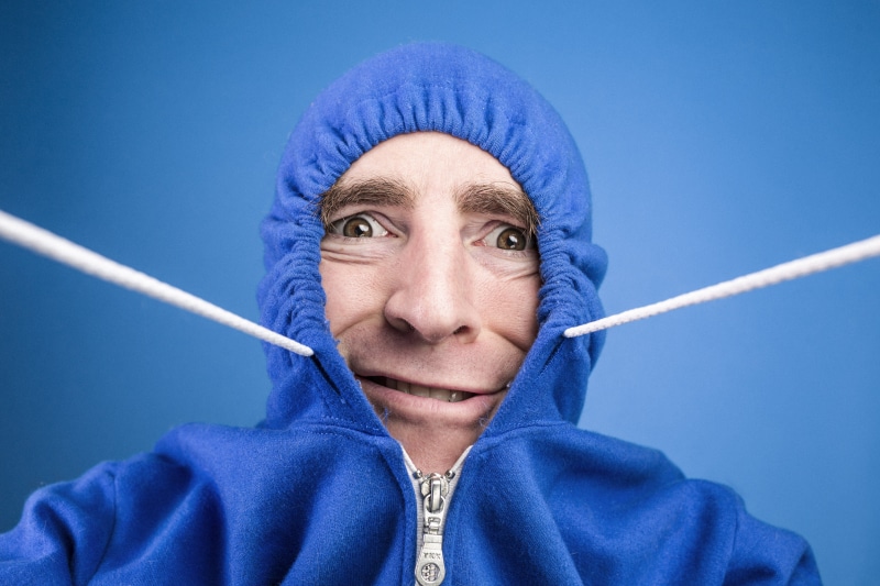 adults Only, 5K, up, wearing, sport, one Man Only, caucasian Ethnicity, portrait, zip, model, silly, holding, goofy, human face, people, head, hoodie