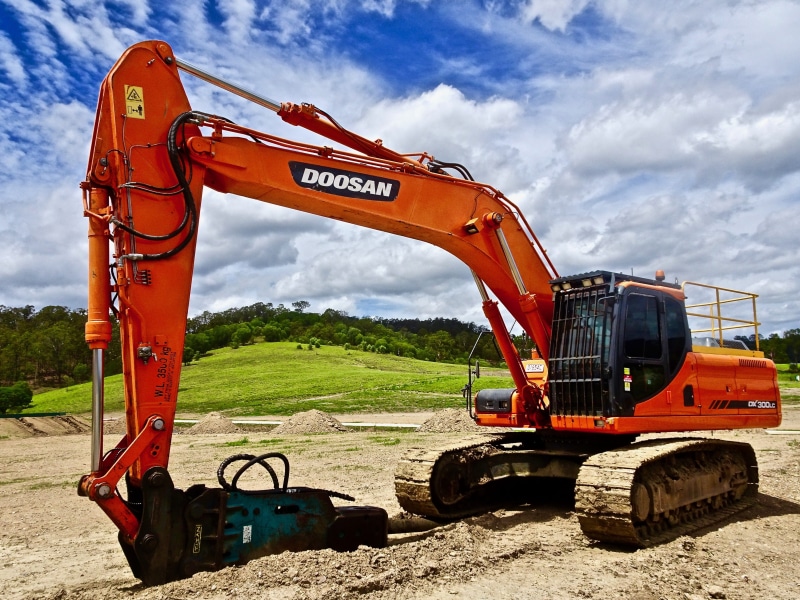 construction Equipment, transportation, construction, working, digging, day, earth Mover, nature, industry, 4K, Digger, construction vehicle, scoop, dirt
