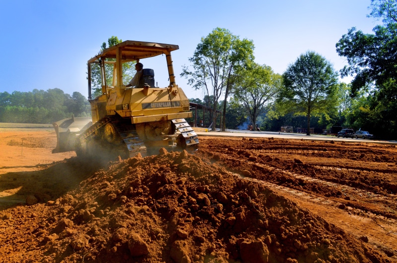 industrial, excavator, construction site, agricultural machinery, earth, pile, outdoors, land vehicle, heavy, tractor, mode of transportation, digger, field