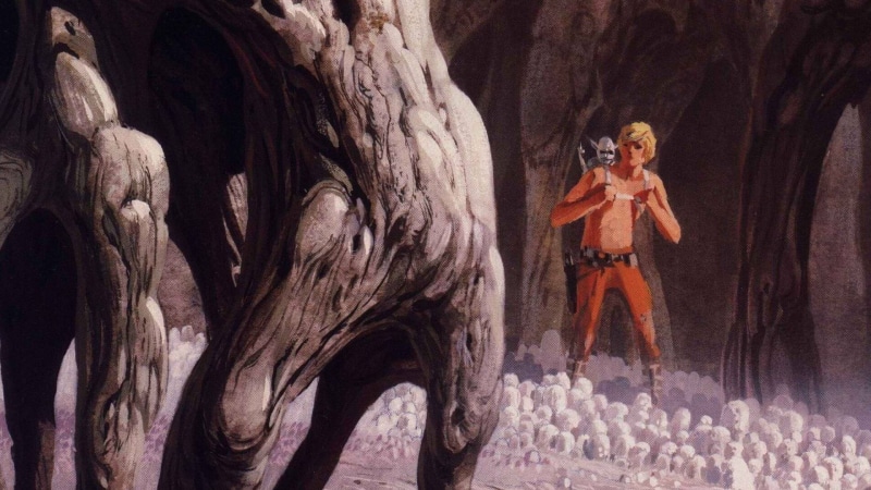 representation, full length, male likeness, one person, sculpture, digital composite, indoors, art and craft, Ralph McQuarrie, statue, science fiction