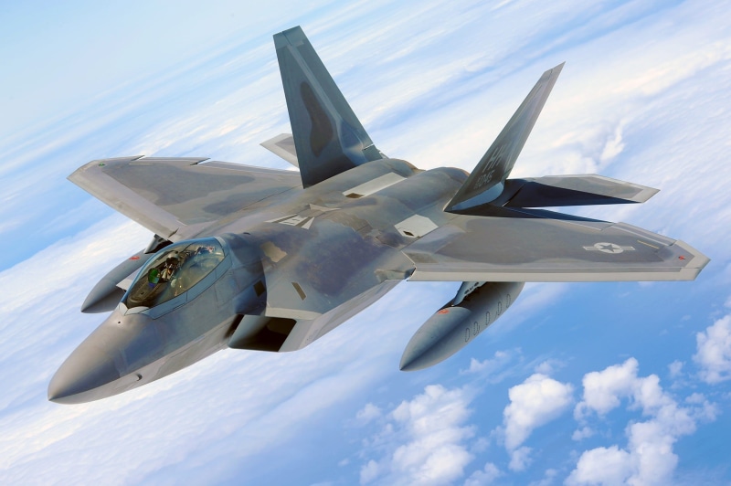 fighter plane, defense, flight, cloud - sky, jet, military, military raptor, air force, army, outdoors, d, f-22, plane, airplane, nature, explosive, day