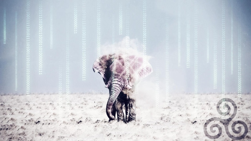 1920x1080, animals, elephants, the matrix, desert, elephant, triskel, wireframes, grey, 1080P, matrix