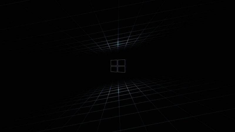 4K, minimalism, wireframe, Windows 10
