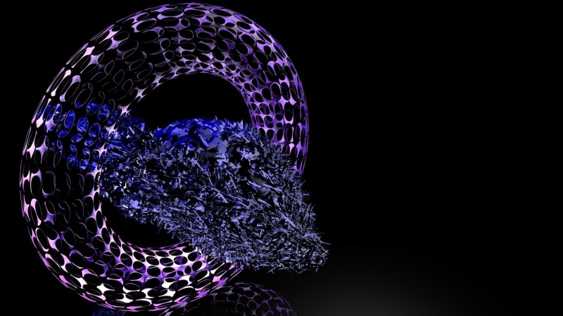 night, light, purple, futuristic, d, blue, design, indoors, no people, abstract, graphic, abstraction, backgrounds, decoration, circle, curve, black Background