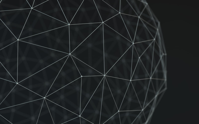 white, no people, geometric shape, creativity, wireframe, complexity, black background, close-up, abstract, full frame, night, indoors, art and craft, dark