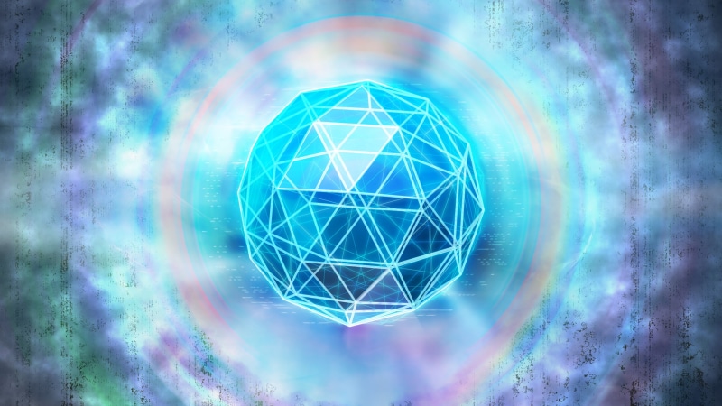 Wireframe, abstract, 2K
