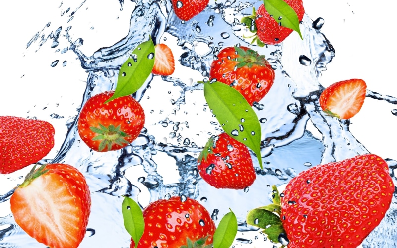 healthy Eating, drink, juicy, nature, liquid, studio shot, drop, ripe, splashing, water, white, dieting, vitamin, multi colored, no people, gourmet, dessert