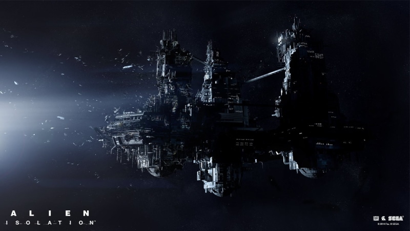 travel destinations, architecture, 1080P, built structure, dark, building exterior, building, water, reflection, sky, city, illuminated, Alien: Isolation