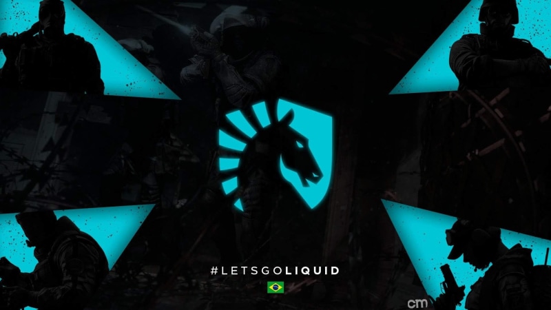 Team Liquid, black, Brasil, cyan, logo, 1080P, liquid