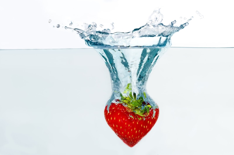 healthy eating, ripe, wellbeing, berry fruit, close-up, food and drink, glass, liquid, 1080P, purity, water, no people, food, transparent, white background