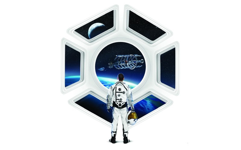 built structure, lifestyles, shape, belief, s, earth, technology, Firaxis, studio shot, indoors, front view, game, spaceship, planet, stars