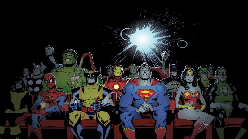 human representation, DC Comics, black Color, sky, digital, people, light - natural phenomenon, Superheroes, illustration, craft, sport, outdoors