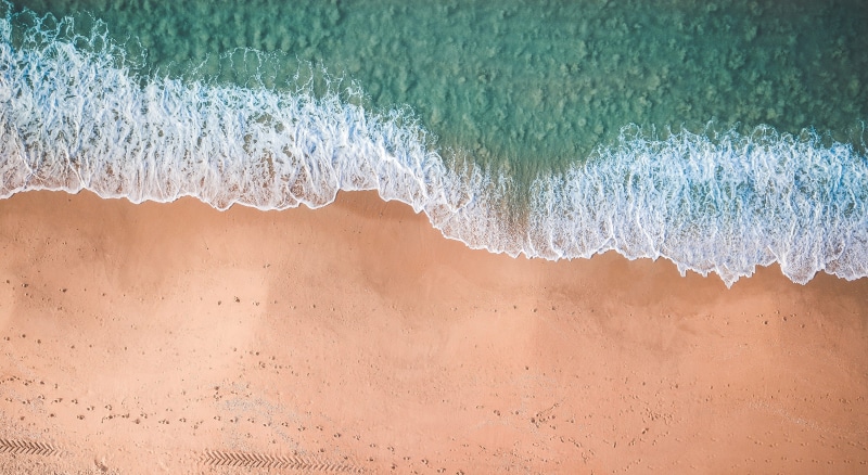 aerial, waves, ocean, power in nature, outdoors, landscape, environment, flow, foam, h2o, motion, aggression, 4K, sport, seafoam, seashore, daytime, close-up