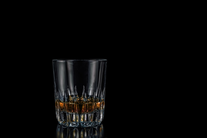 crystal glass, close-up, rocks, water, glass, crystal glassware, whisky, transparent, cut out, glass - material, background, single object, rum, sw, 5K