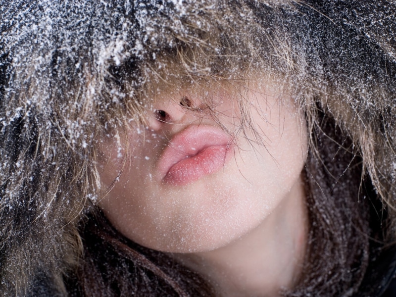 child, women, human body part, nature, human face, front view, warm clothing, lips, portrait, 1080P, mouths, fur hat, hood - clothing, juicy lips, face