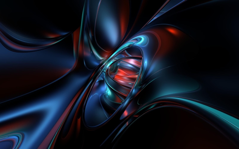 2560x1600, abstract, red, paint, 2K, art, blue, flowing, graphic