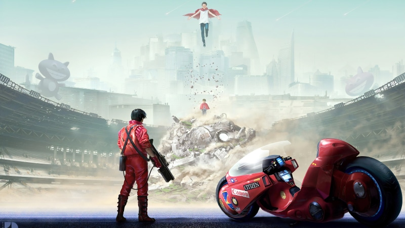 4K, Anime, Motorcycle, Akira, Sci Fi