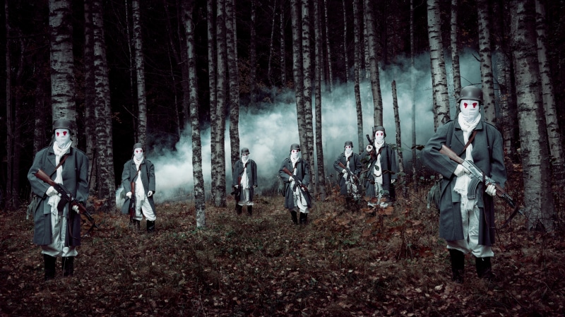 conceptual, blood, ak47, Field of Broken Souls, 5K, body parts, soldiers